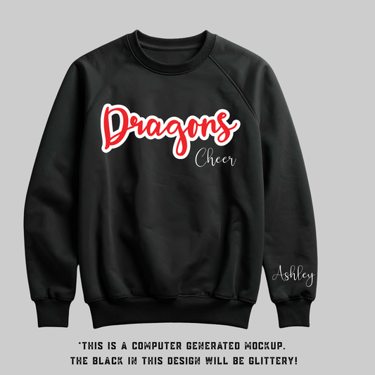 Dragons Crewneck (GLITTER)
