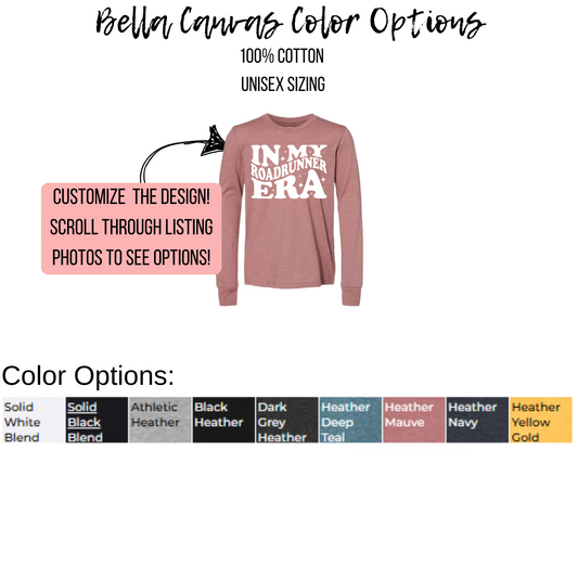 Bella Canvas Long Sleeve T-shirt- CRE