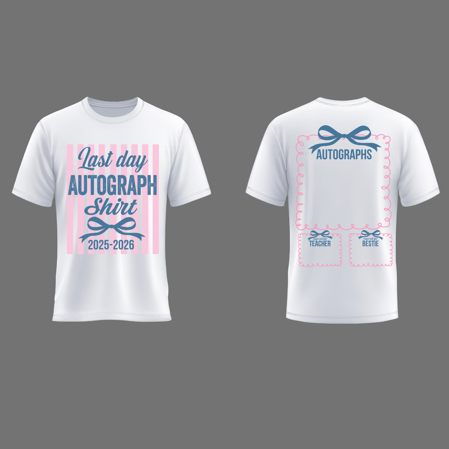 Autograph Shirt- Preppy Design