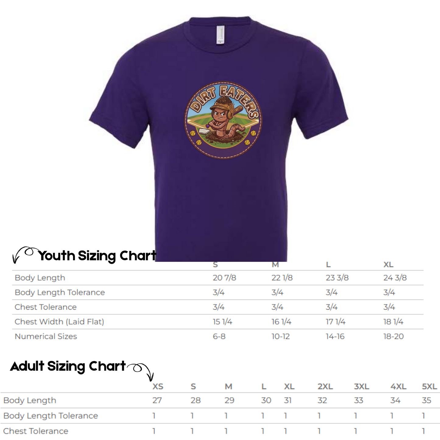 Dirt Eaters Short Sleeve Tees