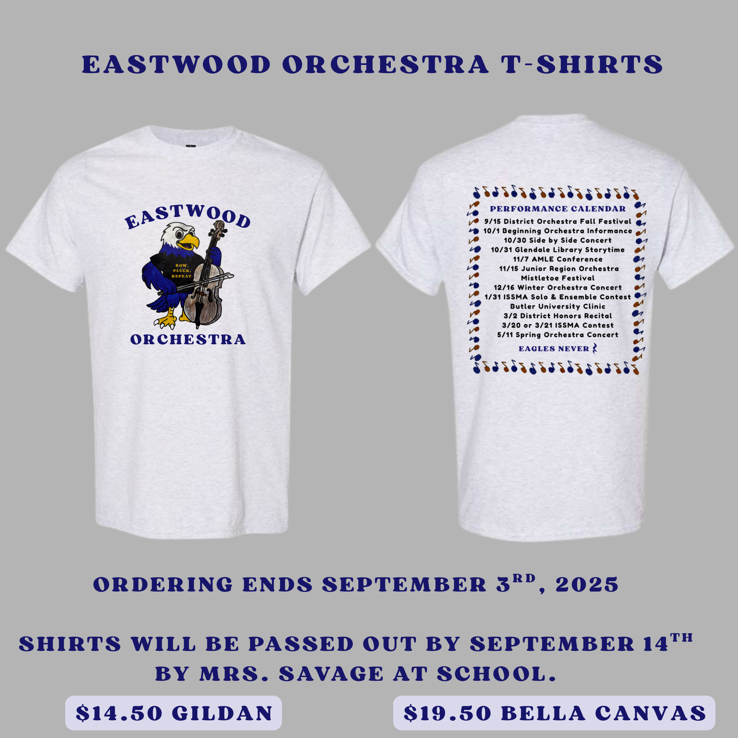 Eastwood Orchestra 2025 T-shirt