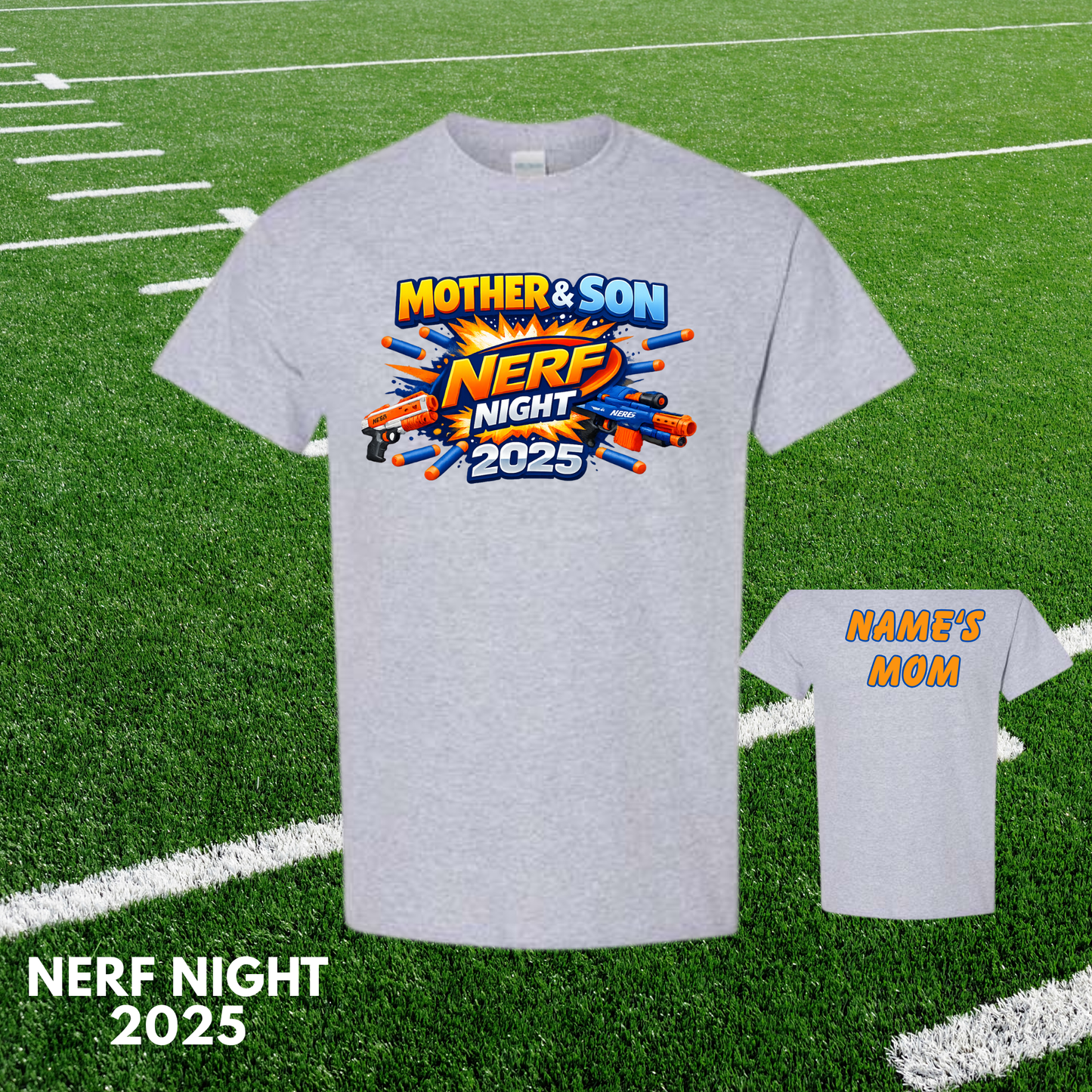 Mom and Son Nerf Night Tee #2