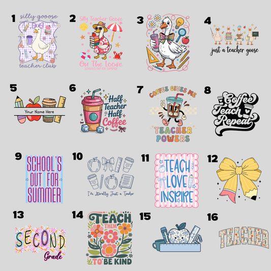 PICK YOUR OWN TEACHER DESIGN