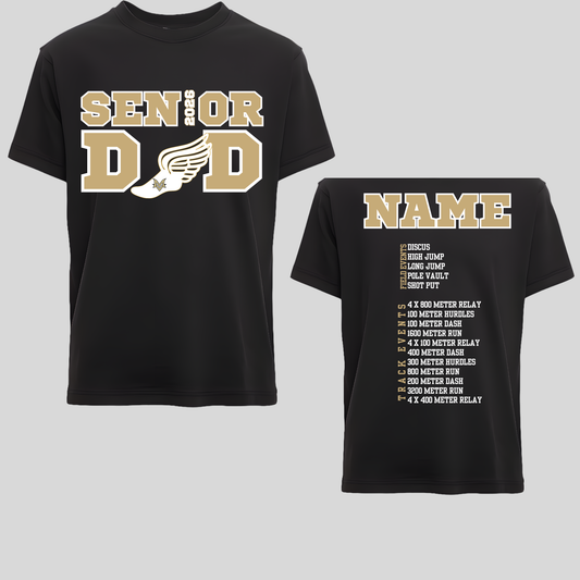 Senior Dad WITH EVENTS on back